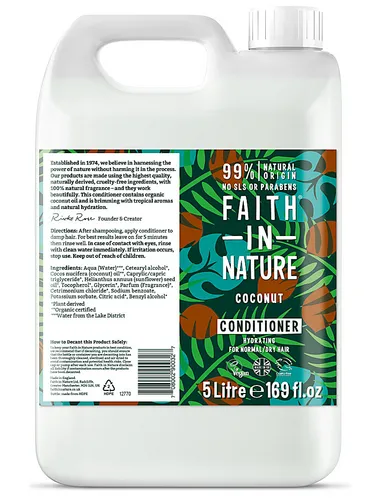 Faith in Nature Coconut Conditioner Navulverpakking