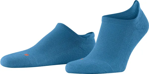 FALKE Cool Kick anatomische pluche zool functioneel garen sneakersokken unisex blauw