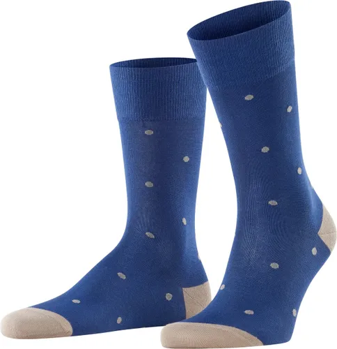 FALKE Dot Business & Casual katoen sokken heren blauw