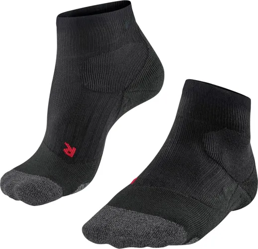 FALKE PL2 Short heren tennis sokken - zwart (black)