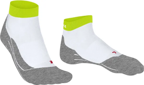 FALKE RU4 Endurance Short heren running sokken kort - wit (white)
