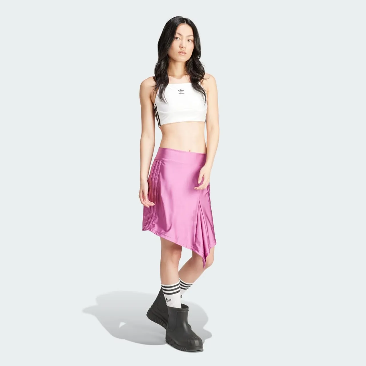 Fashion Satin Miniskirt