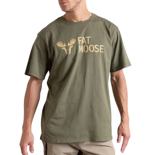 Fat Moose Logo Organic Shirt Heren