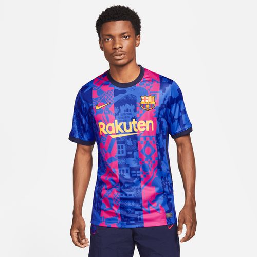 FC Barcelona 2021/22 Stadium Derde Nike voetbalshirt met Dri-FIT voor heren - Blauw