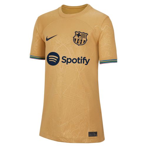 FC Barcelona 2022/23 Stadium Uit Nike Dri-FIT voetbalshirt voor kids - Bruin