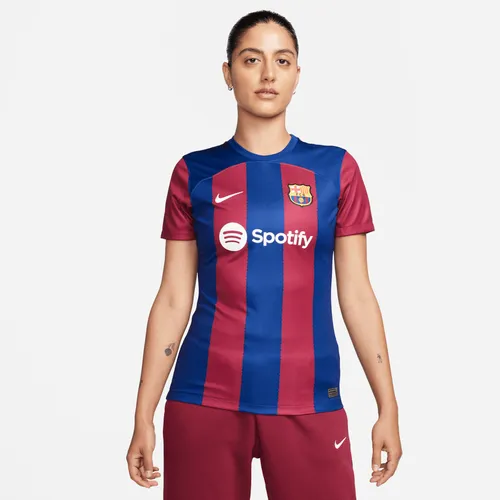FC Barcelona 2023/24 Stadium Thuis Nike Dri-FIT voetbalshirt voor dames - Blauw