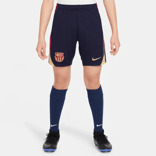 FC Barcelona Strike Nike Dri-FIT voetbalshorts voor kids - Blauw