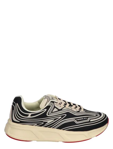 Fessura Run #01 Black Bone Sneakers