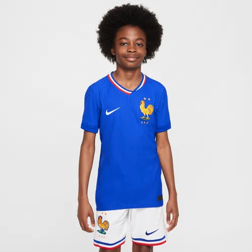 FFF (herenelftal) 2024/25 Match Thuis Nike Dri-FIT ADV authentiek voetbalshirt voor kids - Blauw