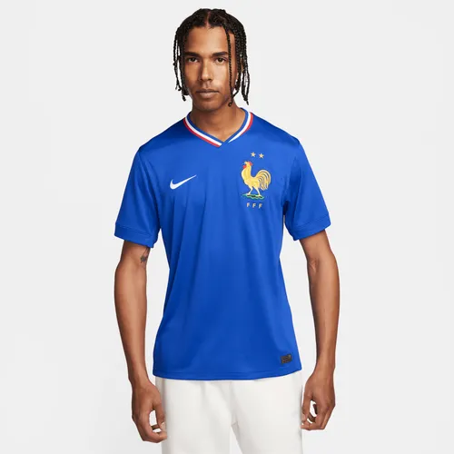 FFF (herenelftal) 2024/25 Stadium Thuis Nike Dri-FIT replica voetbalshirt voor heren - Blauw