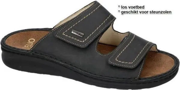 Fidelio Hallux -Heren - zwart - pantoffels & slippers