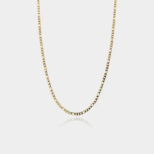 Figaro Ketting 3 mm - Gouden Schakelketting - 50 cm lang - Ketting Heren - Olympus Jewelry