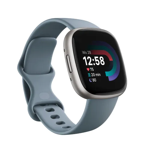 Fitbit Versa 4 - Sportieve smartwatch met ingebouwde gps en