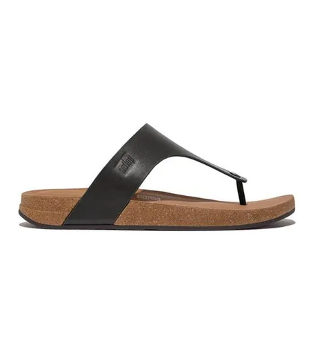 FitFlop Iqushion Leather tp Teenslippers
