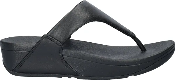 FitFlop™ Lulu Leather Toepost Leather Black