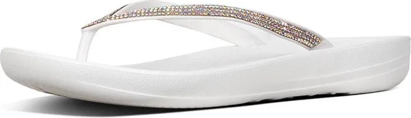 FitFlop TM Vrouwen Slippers Iqushion sparkle - Urban White