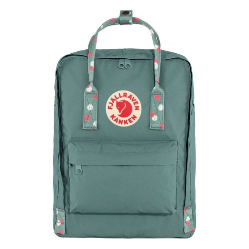 Fjallraven Kanken frost green-confetti pattern backpack