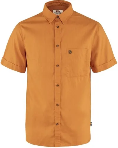 FJALLRAVEN Övik travel-shirt  Oranje - Heren