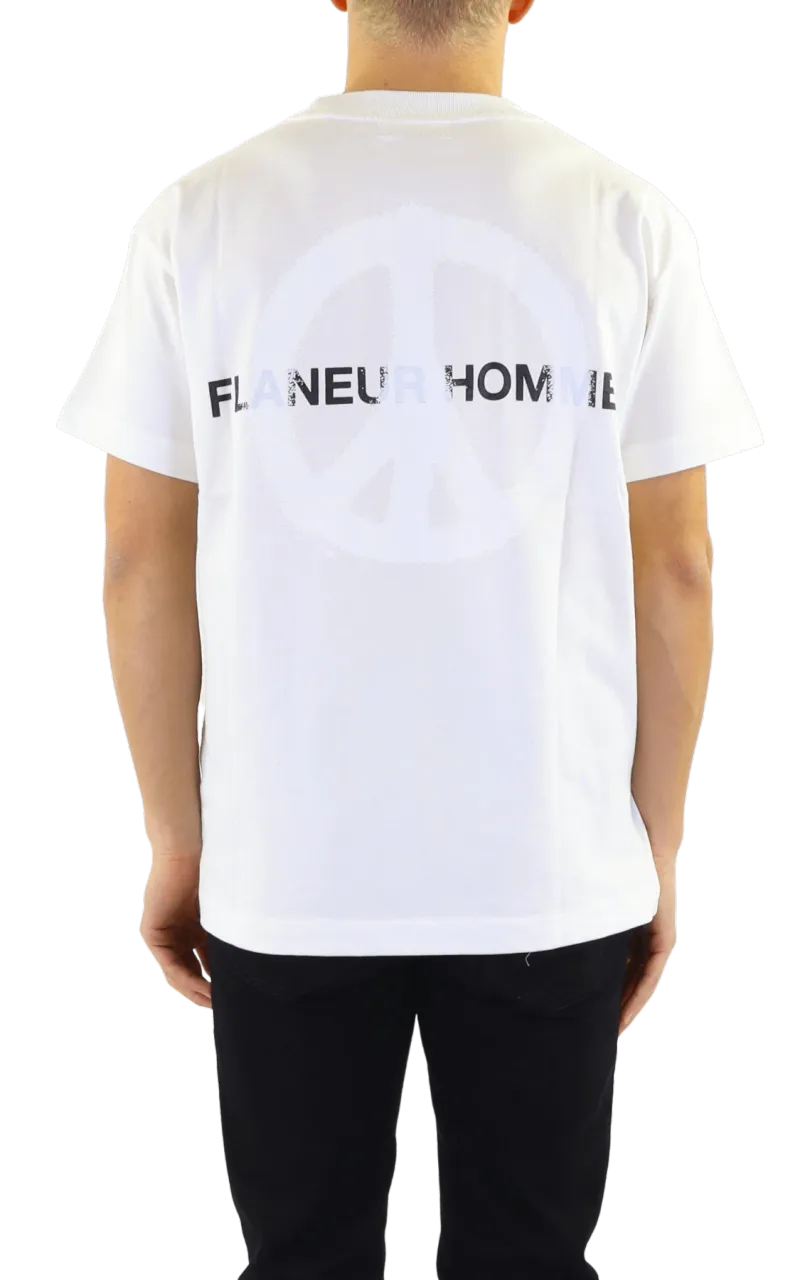 Flaneur Homme Heren peace t-shirt
