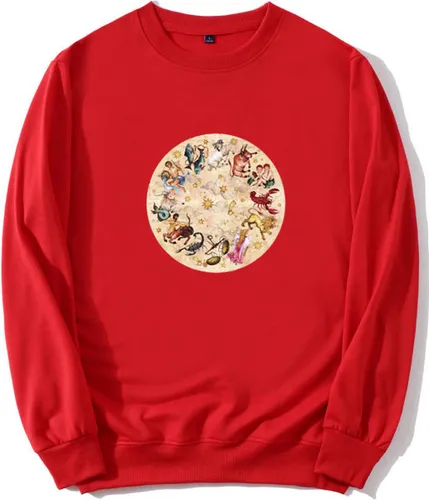 Fliex - sweater - rood - sterrenbeeld - zodiac signs - astrologie