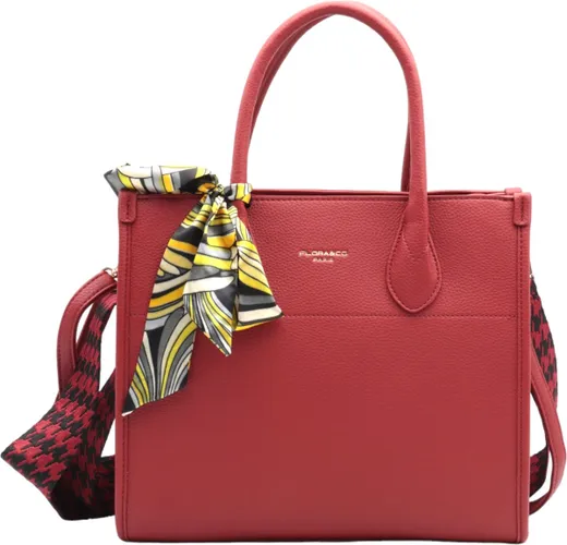 Flora & Co - trendy shopper - handtas - fashion riem - rood