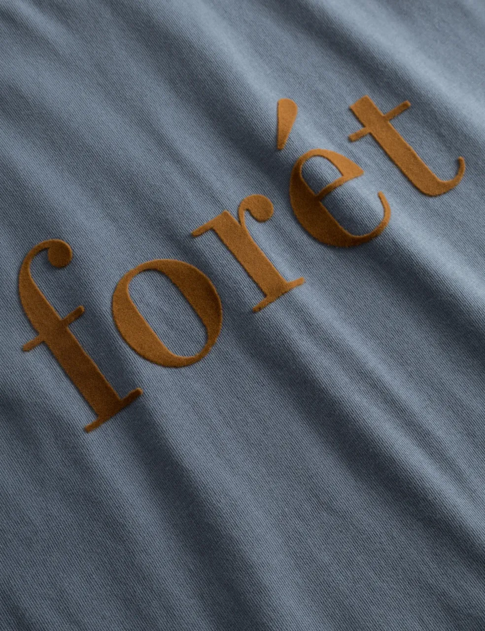 Foret Forét f363 resint-shirt vintage blue