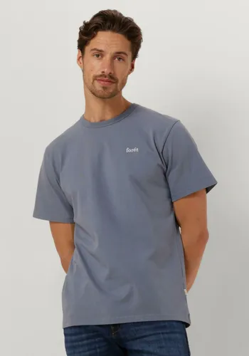 FORÉT Heren Polo's & T-shirts Bass T-shirt - Blauw