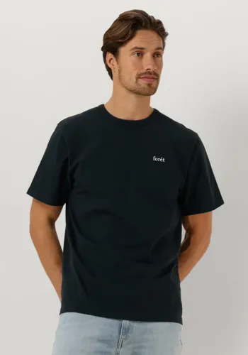 FORÉT Heren Polo's & T-shirts Bass T-shirt - Donkerblauw