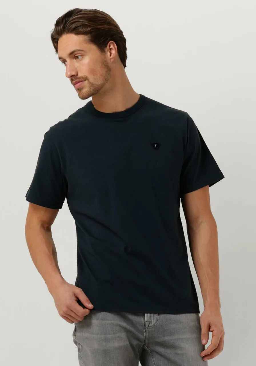 FORÉT Heren Polo's & T-shirts Patch T-shirt - Donkerblauw