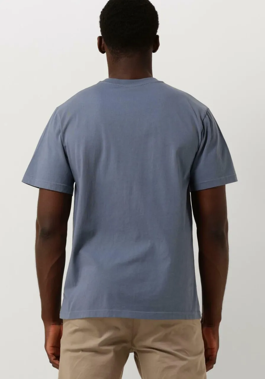 FORÉT Heren Polo's & T-shirts Resin T-shirt - Blauw