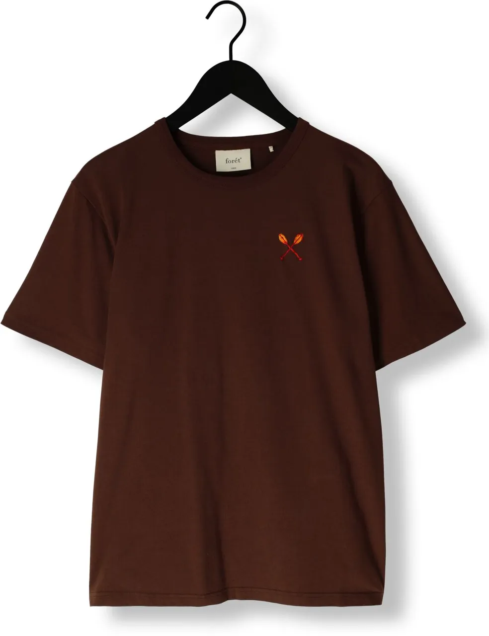 FORÉT Heren Polo's & T-shirts Sail T-shirt - Bruin