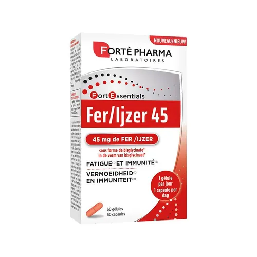 Forté Pharma Ijzer 45, 60 Capsules