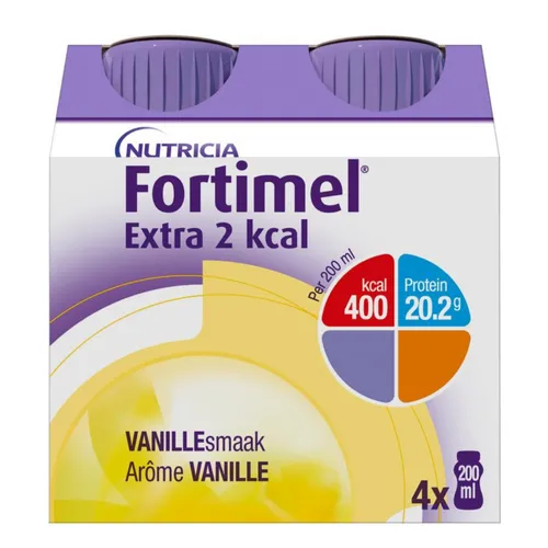 Fortimel Extra 2 Kcal Vanille 4x200 ml