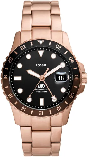 Fossil Fossil Blue FS6027 Horloge - Staal - Rosékleurig - Ø 42 mm