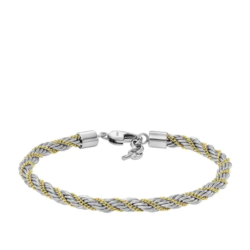 FOSSIL JF04607998 Bold Chains Herenarmband roestvrij staal