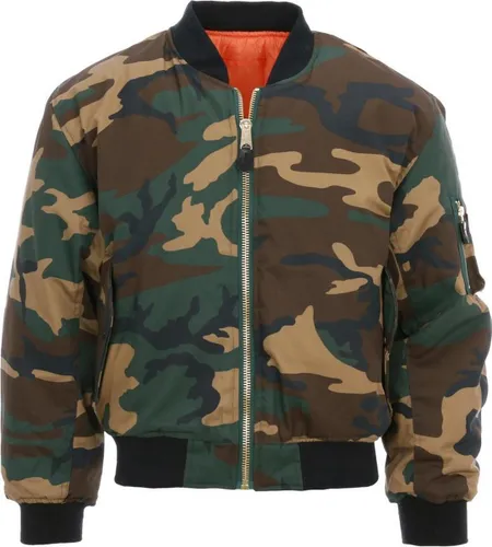 Fostex Garments - MA-I flight jacket camouflage (kleur: Woodland /