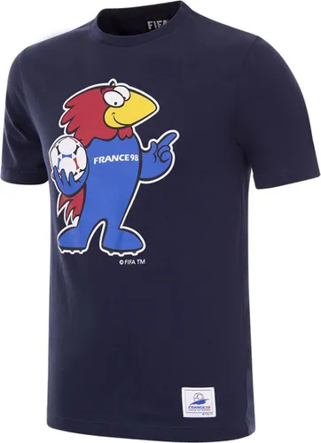 France 1998 World Cup Footix Mascot T-Shirt Blue XS