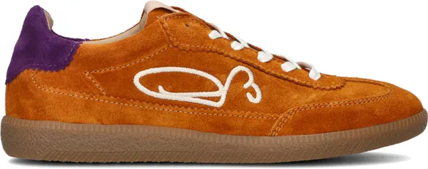 FRED DE LA BRETONIERE Dames Lage Sneakers Pearl Sign - Oranje