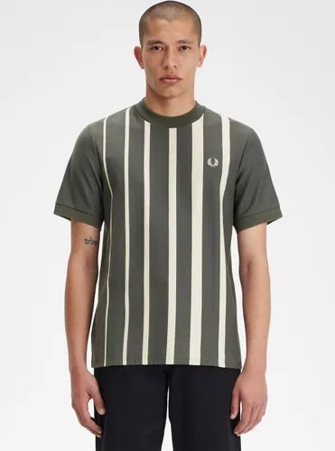 Fred Perry Gradient stripe t-shirt - field green