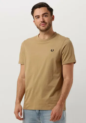 FRED PERRY Heren Polo's & T-shirts Ringer T-shirt - Camel