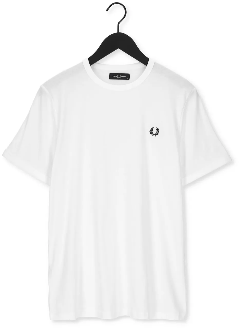 FRED PERRY Heren Polo's & T-shirts Ringer T-shirt - Wit