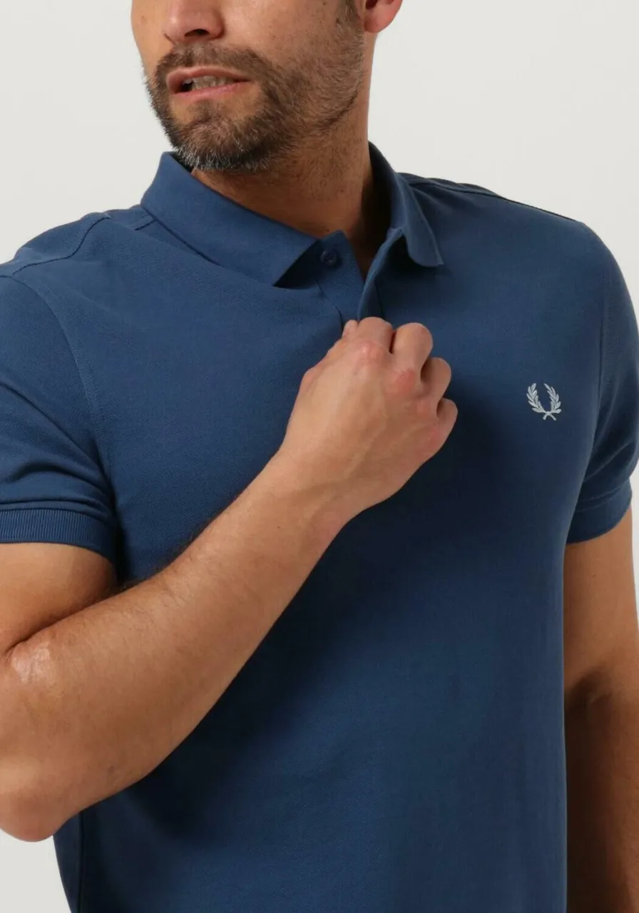 FRED PERRY Heren Polo's & T-shirts The Plain Fred Perry Shirt - Blauw
