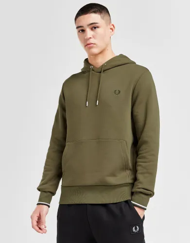 Fred Perry Overhead Tipped Hoodie, Green