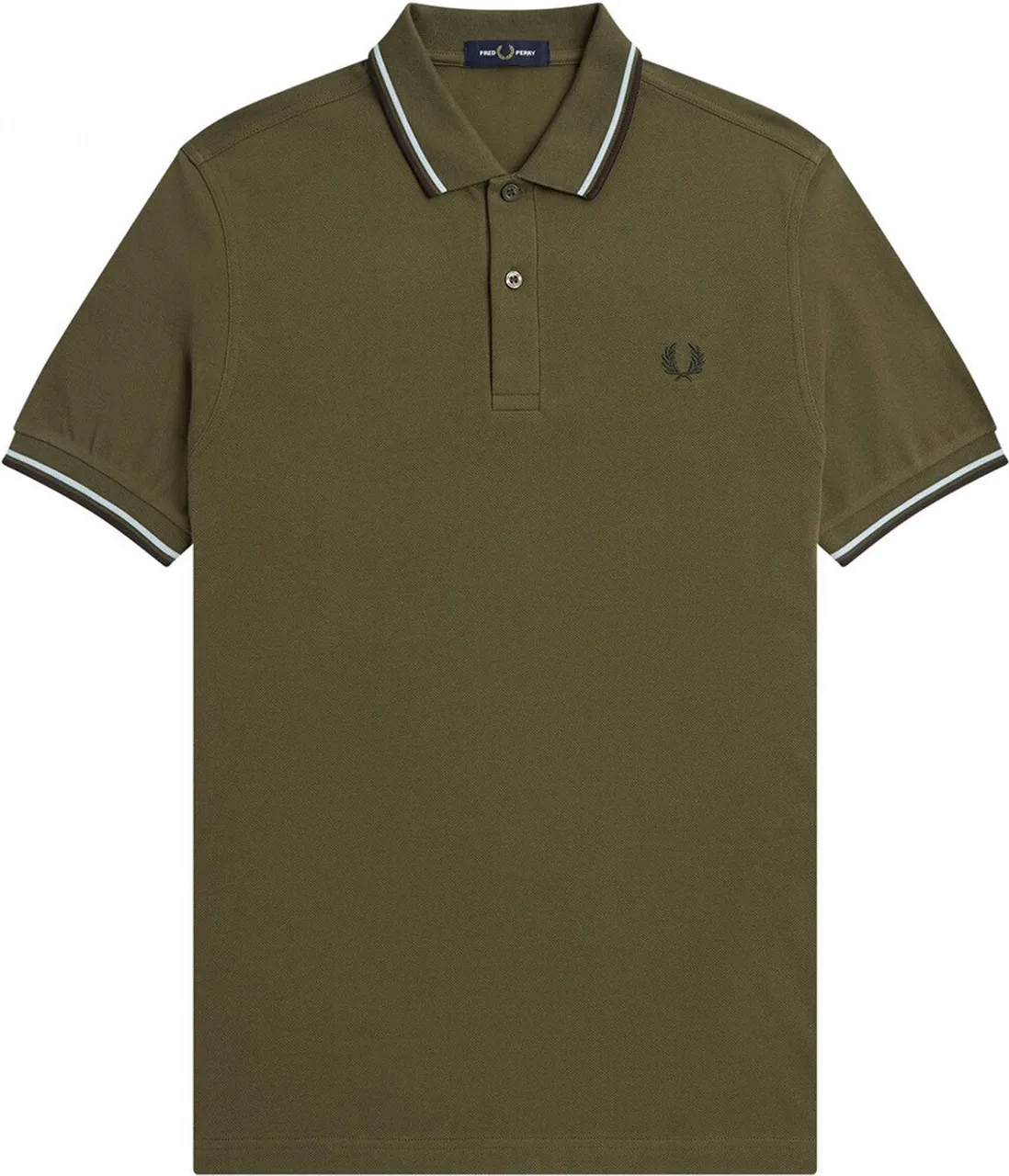 Fred Perry - Polo Donkergroen M3600 - Slim-fit - Heren Poloshirt