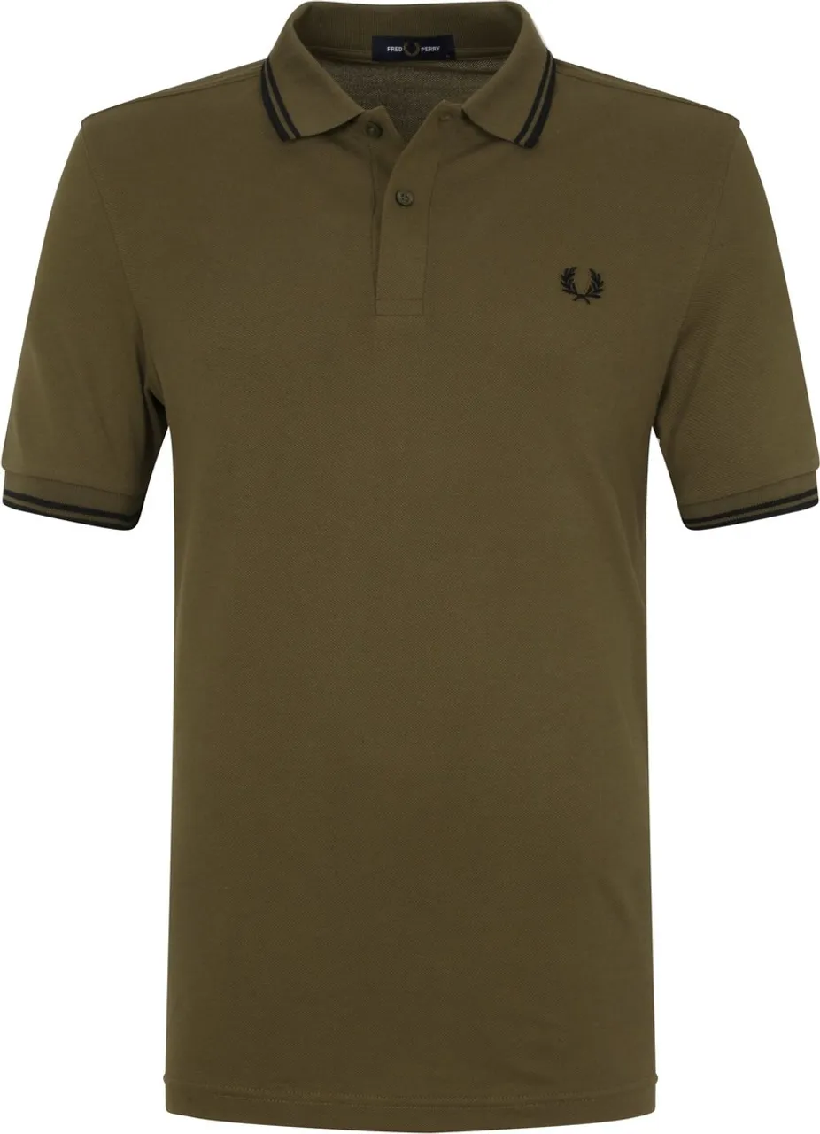 Fred Perry - Polo M3600 Groen - Slim-fit - Heren Poloshirt