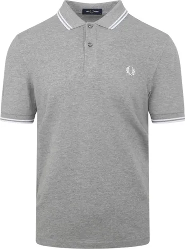 Fred Perry - Polo M3600 Licht Grijs - Slim-fit - Heren Poloshirt