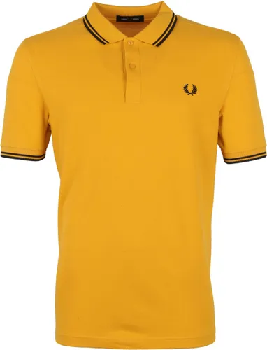 Fred Perry - Polo M3600-P28 Geel - Slim-fit - Heren Poloshirt