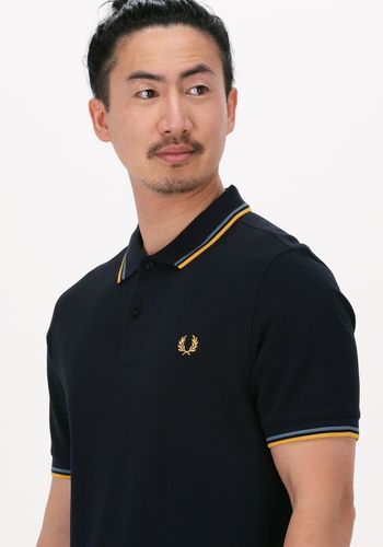 Fred Perry Polo Twin Tipped Fred Perry Shirt Donkerblauw Heren