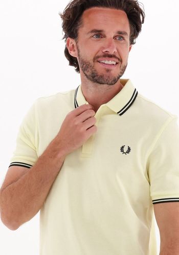 Fred Perry Polo Twin Tipped Fred Perry Shirt Geel Heren