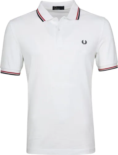 Fred Perry Polo Wit 748
